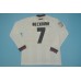 Manchester United 98/99 Away White Long Sleeve Soccer Jersey